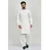 White Embroidered Mens Kurta Shalwar