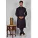 Black Ethnic Indian Mens Kurta Pajama