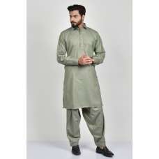 Grey Designer Readymade Men Shalwar kameez