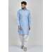 Sky blue & White Pakistani Gents Shalwar Kameez