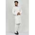 White Embroidered Mens Kurta Shalwar