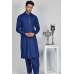 Navy Blue Men's Fancy Kurta Shalwar