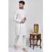 White Pakistani Mens Chicken Kurta Pajama 