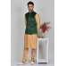 Green Formal Men's Velvet Waistcoat 