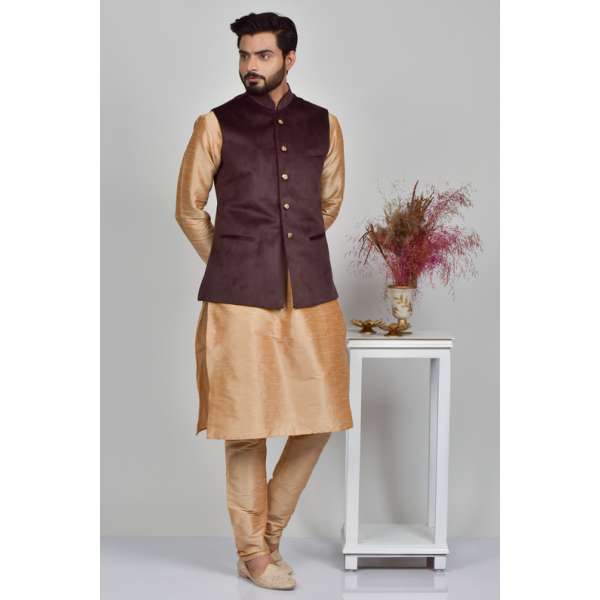 Brown Formal Waistcoat For Men