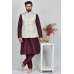 Cream Designer Mens Waistcoat