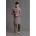 GREY DESIGNER KURTA SUIT FOR MEN