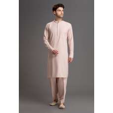 PEACH KURTA SHALWAR DESIGNER READYMADE PAKISTANI SUIT FOR MEN