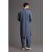 Blue Men Shalwar Kameez Pakistani Designer Fashion Readymade Suit