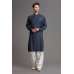 ELEGANT MIDNIGHT NAVY BLUE MEN SALWAR KAMEEZ OUTFIT