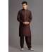 CHOCO BROWN MENSWEAR KURTA SALWAR PAKISTANI SUIT