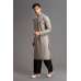 GREY AND BLACK DESIGNER PAKISTANI MENS DRESS