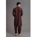 CHOCO BROWN MENSWEAR KURTA SALWAR PAKISTANI SUIT
