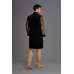 DARK GREEN VELVET JACKET WITH BROCADE SLEEVE & PAJAMA