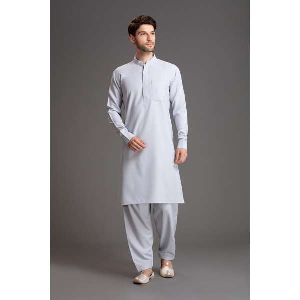 WHITE PAKISTANI READYMADE SALWAR SUIT