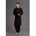 JET BLACK PAKISTANI MEN'S KURTA SHALWAR