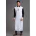 COMFORTABLE BLACK AND WHITE MEN'S JUBBA