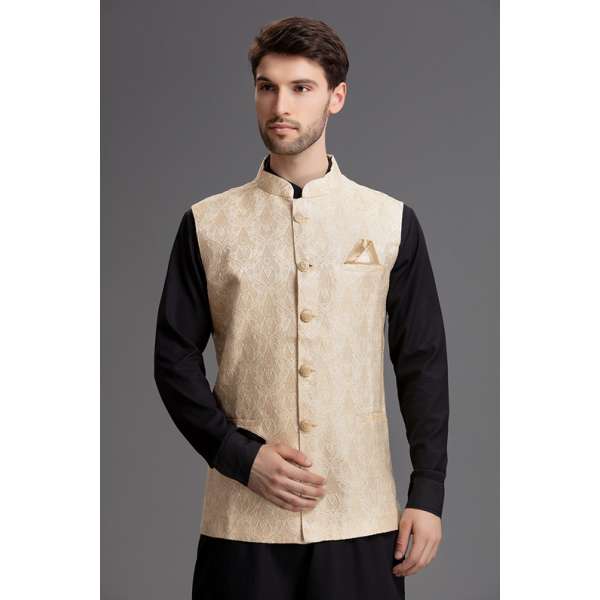 DASHING GOLD WAISTCOAT FOR MEN