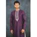 Purple Indian Kurta Festive Menswear Suit