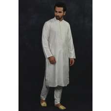 White Traditional Indian Kurta Pajama Readymade Suit
