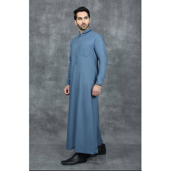 BLUE MENS EID-AL-FITR JUBBA