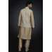 Cream Indian Waistcoat With Kurta Pajama Ready to Wear Men's Suit