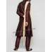 WINE SILK INDIAN FESTIVE WEAR KURTA PYJAMA