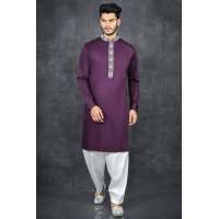 GRAPE COMPOTE PURPLE MENS READYMADE KURTA SALWAR