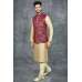 MAROON INDIAN NEHRU MEN'S JACKET 