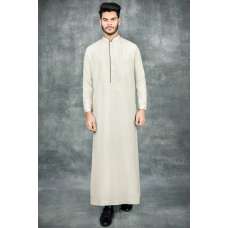 Cream Omani Style Thobe