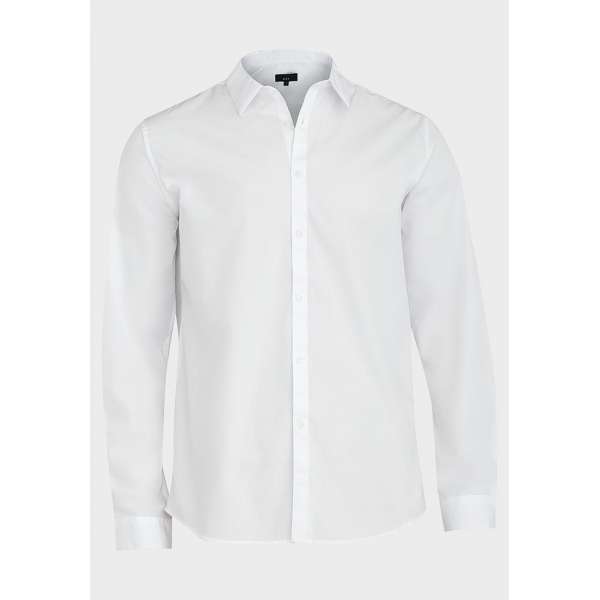Mens White Classic Collared Designer Shirt
