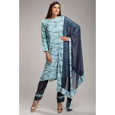 BLUE PRETTY PAKISTANI READYMADE SALWAR SUIT