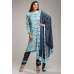 BLUE PRETTY PAKISTANI READYMADE SALWAR SUIT