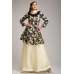 SWEETCORN CREAM EMBROIDERED TOP SKIRT LEHENGA DRESS