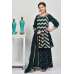 Peacock Blue Embroidered Girls Gharara Suit