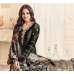 Black Straight Indian Party Wear Churidar Suit