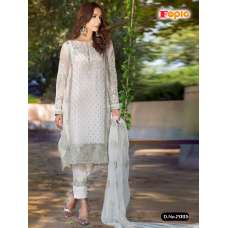 WHITE PAKISTANI DESIGNER SALWAR SUIT 