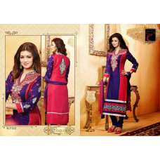 Red and Purple AYESHA TAKIA "BEGUM" PARTY WEAR SHALWAR KAMEEZ 