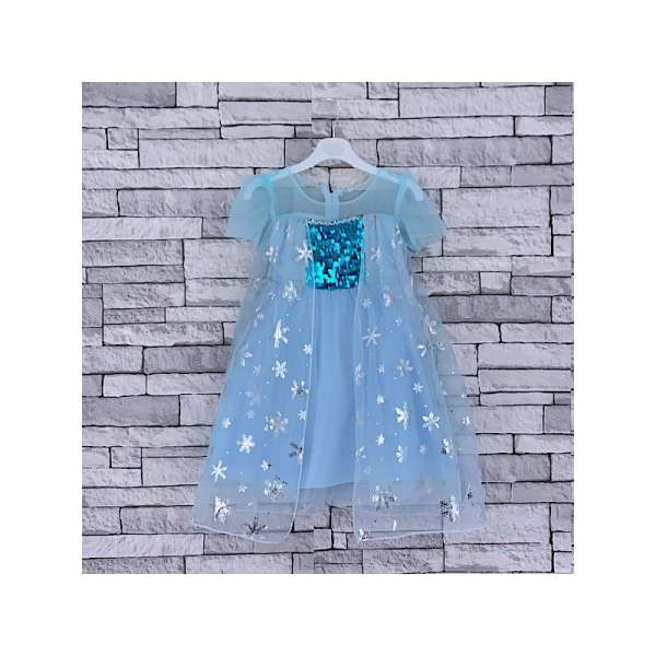 GIRLS B/BLUE SWEETHEART EMPIRE DRESS (2-10 YEARS)