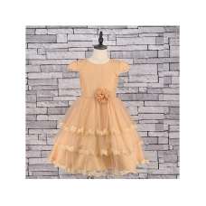 GIRLS ECRU TRIPLE TULLE DRESS (3-13 YEARS)