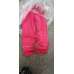 GIRLS H/PINK DIAMANTE LACE LEGGINGS (2-14 YEARS)