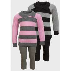 Diva Girls Stripe Jumper & Leggings Set