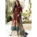 Maroon Printed Pakistani Summer Lawn Salwar Kameez