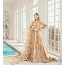 GOLD HEAVY EMBROIDERED PAKISTANI BRIDAL DRESS