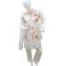 CREAM PAKISTANI DESIGNER READYMADE CHIFFON SUIT