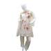 CREAM PAKISTANI DESIGNER READYMADE CHIFFON SUIT