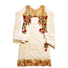 White Embroidered Designer Pakistani Salwar Suit
