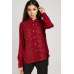 CROCHET TRIM SHEER CHIFFON TOP SHIRT FOR GIRLS