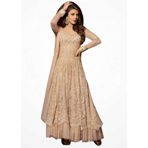 CREAM Priyanka Chopra HEROINE Lime Light Designer Dress 
