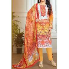 P7011 EXUBERANCE ORANGE KARISHMA KAPOOR PASHMINA DESIGNER SUIT